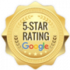 5 Star Rating on Google Badge
