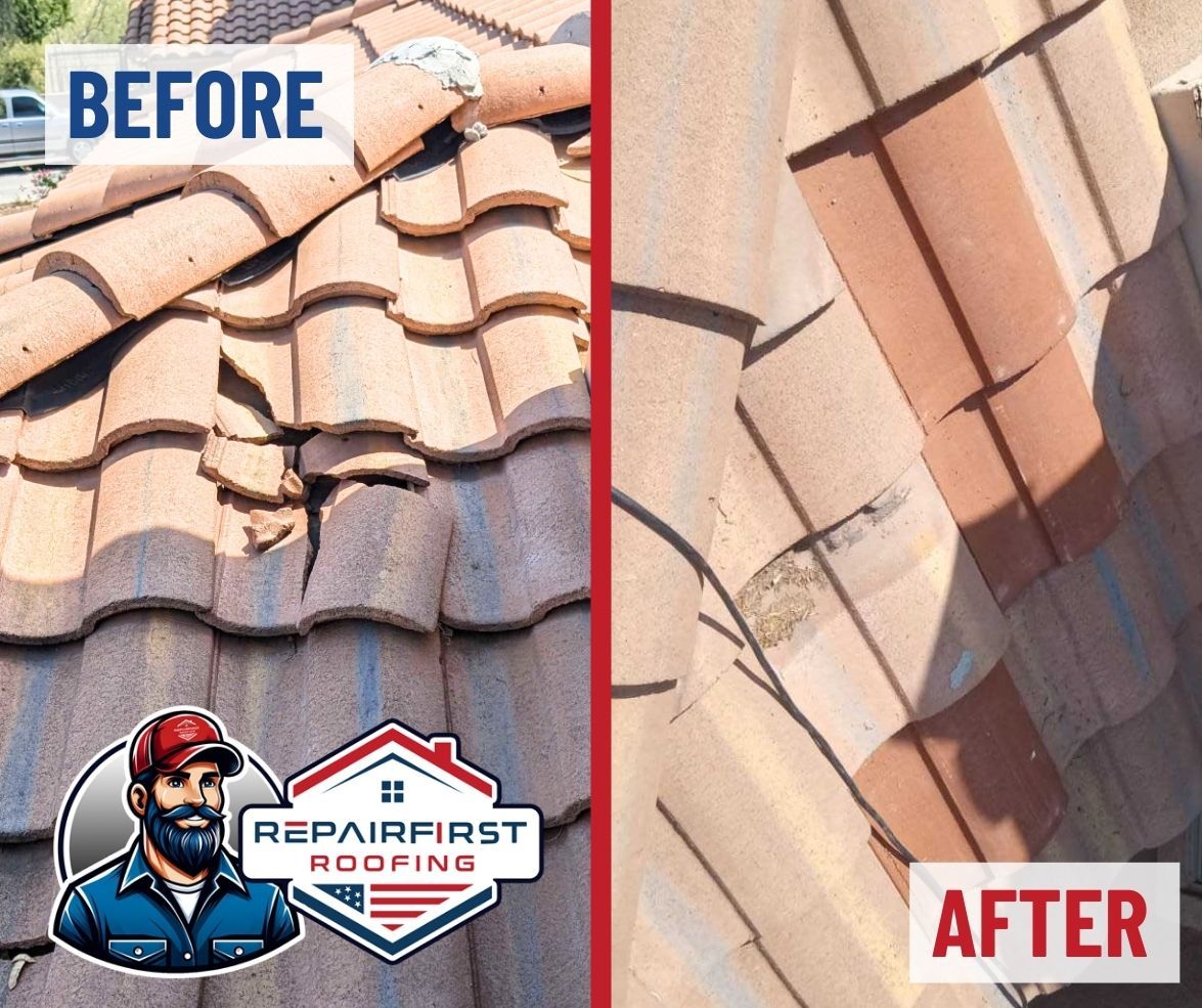 Before and After Tile Repair