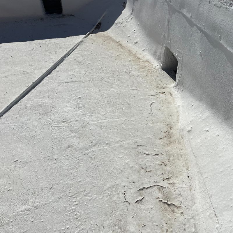 Flat Roof Damage
